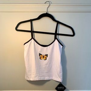 ZAFUL - Cotton Butterfly Tank